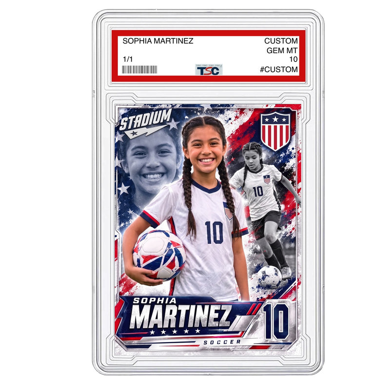 All-American Custom Trading Card