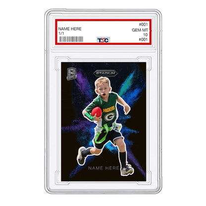 Black ColorBlast Custom Trading Card