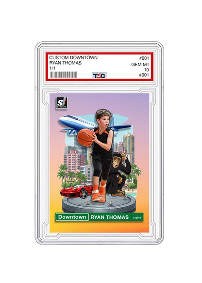 Custom Holo Downtown Card