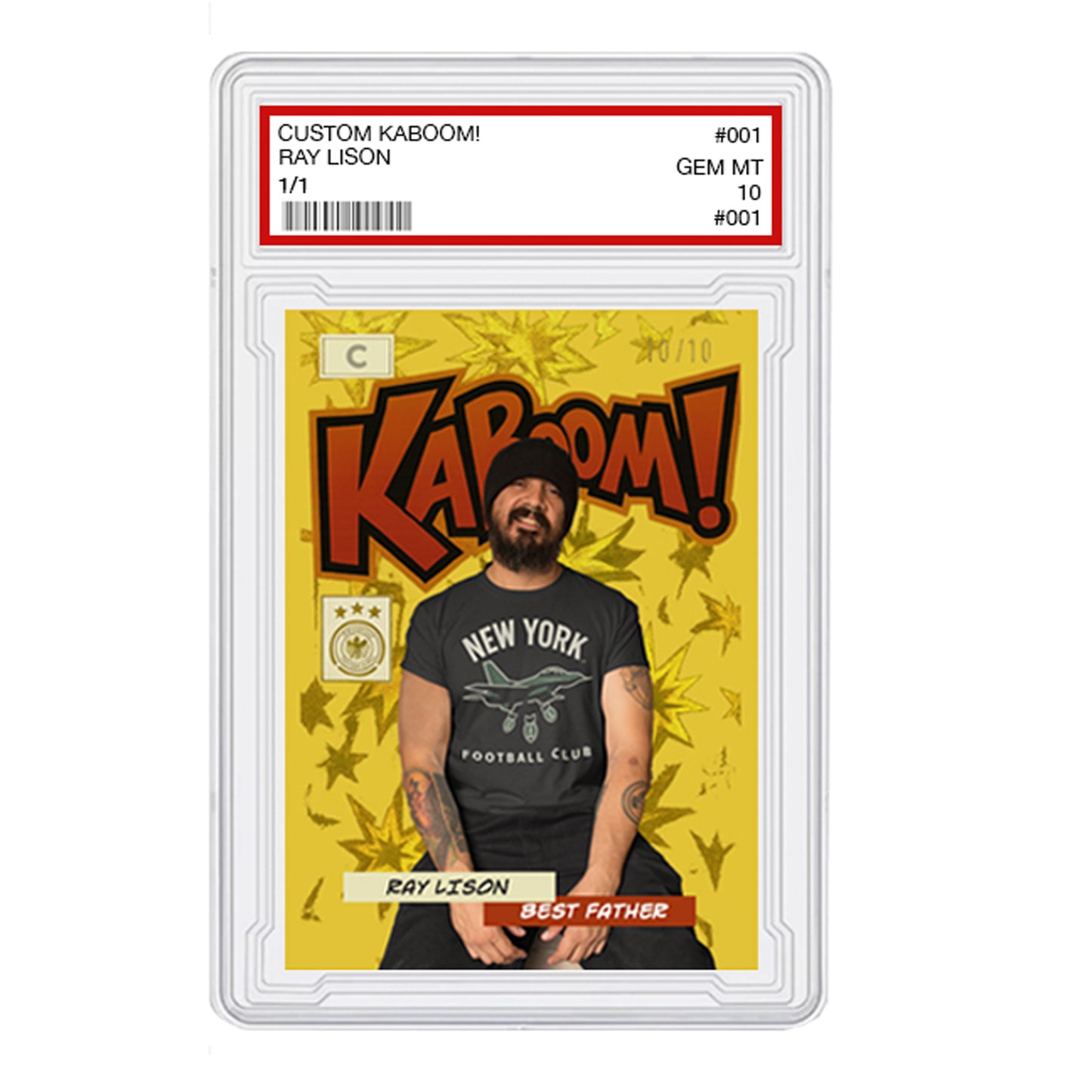 Custom Kaboom Trading Card