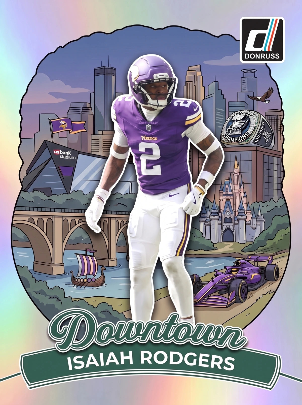 Isaiah Rodgers custom Sports Downtown card