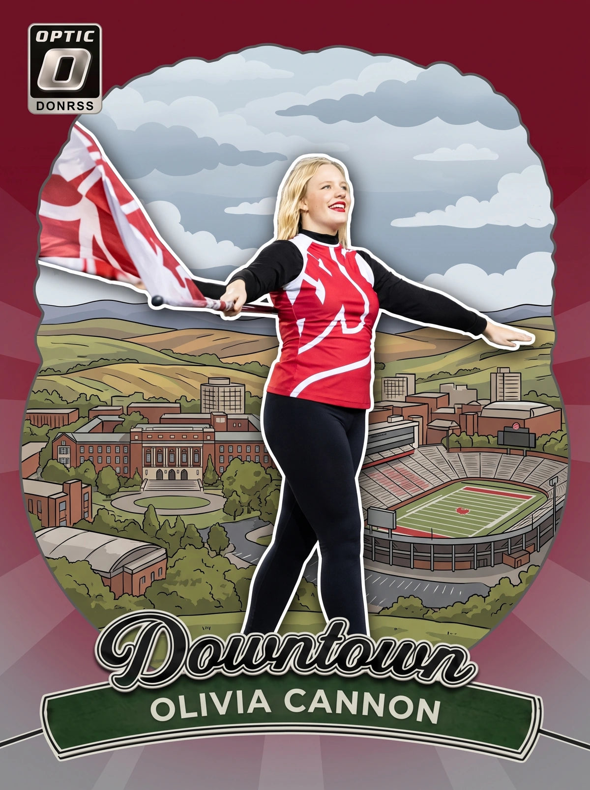 Olivia Cannon custom Sports Downtown card