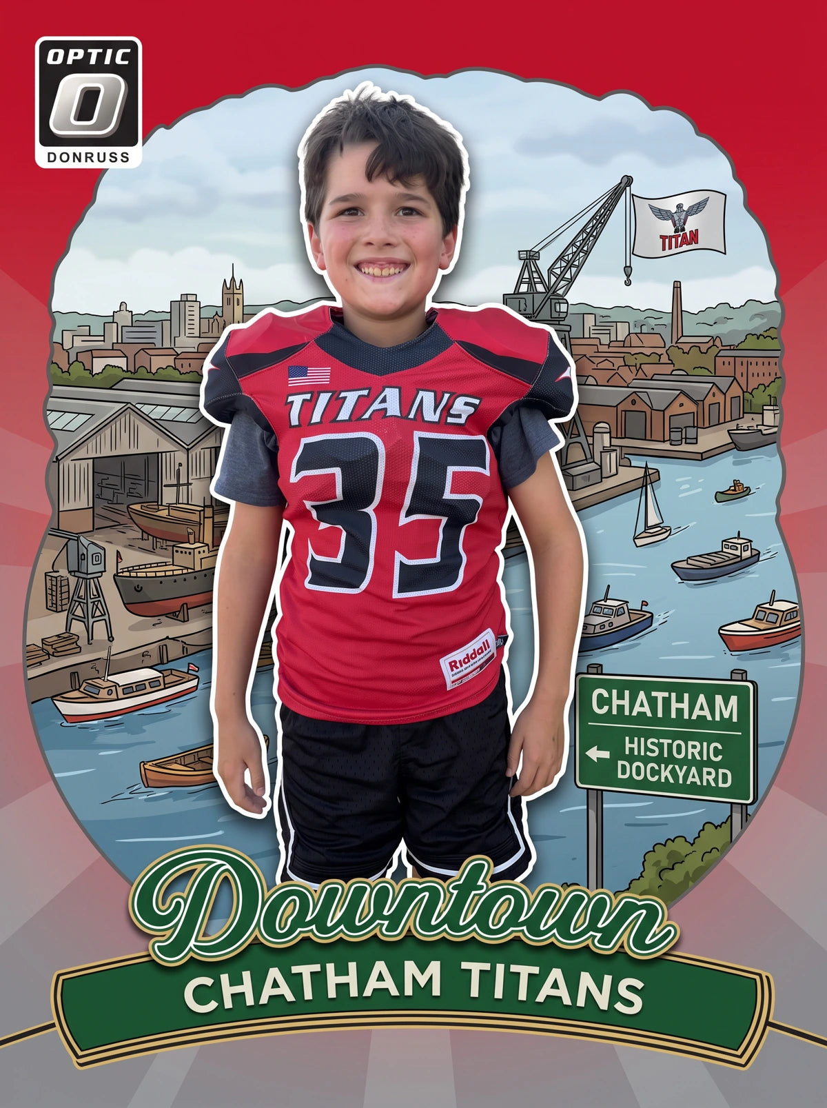 Chatham Titans custom Sports Downtown card